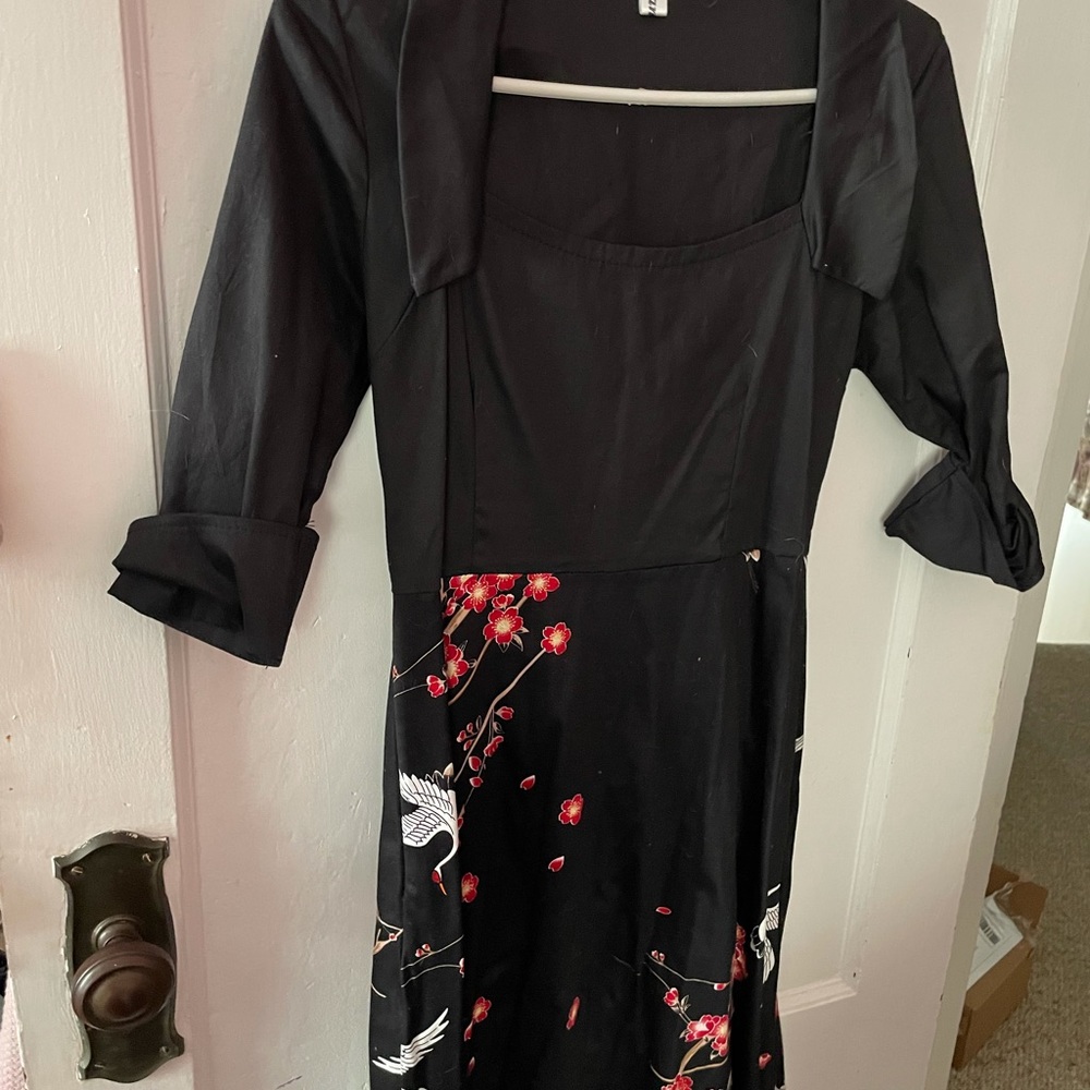 Black formal, 50s style dress
